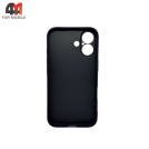 Чехол для Iphone 16 силиконовый, 023 пурпурный, Luxo