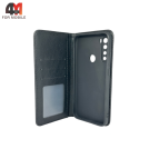 Чехол-книга для Xiaomi Redmi Note 8 в бок, черного цвета