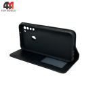 Чехол-книга для Xiaomi Redmi Note 8 в бок, черного цвета