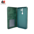 Чехол-книга для Xiaomi Redmi Note 8 Pro в бок, зеленого цвета