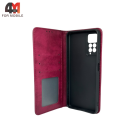 Чехол-книга для Xiaomi Redmi Note 11 Pro 4G/5G/Redmi Note 12 Pro 4G в бок, бордового цвета