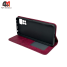 Чехол-книга для Xiaomi Redmi Note 11 Pro 4G/5G/Redmi Note 12 Pro 4G в бок, бордового цвета