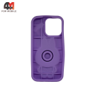 Чехол для Iphone 14 Pro Max/15 Pro Max Labubu Popsocket, лавандового цвета