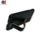 Чехол Iphone 6/6S силиконовый, с подставкой, черного цвета