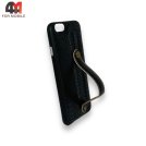 Чехол Iphone 6/6S силиконовый, с подставкой, черного цвета