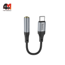 Переходник для наушников Hoco LS36, Type-C to 3.5 mm, черный