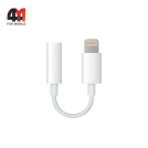 Переходник для наушников A1749, lightning to 3.5, белый