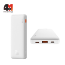 Baseus Power Bank 10000mAh, PPQD09002, 20W, белый