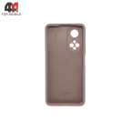Чехол для Honor X7 Silicone Case, пудрового цвета