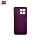 Чехол для Huawei Honor X6 4G/X6S 4G/X8 5G Silicone Case, цвет марсала