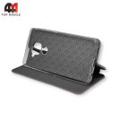 Чехол-книга для Xiaomi Redmi Note 9/Redmi 10X серого цвета