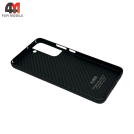 Чехол Samsung S23 пластик, кевлар, черного цвета, K-DOO