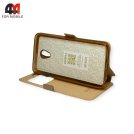 Чехол-книга для Meizu M5 Note золотого цвета, Experts