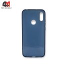 Чехол для Huawei Y6 2019/Honor 8A/Y6s силиконовый, прозрачный, синего цвета