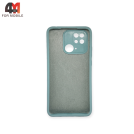 Чехол для Xiaomi Poco C40/Redmi 10C Silicone Case, ментолового цвета