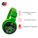 Наушники полноразмерные детские Hulk, NM-03, зеленый