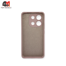 Чехол для Xiaomi Redmi Note 13 4G Silicone Case, пудрового цвета