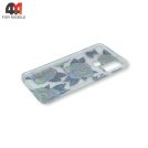 Чехол для Honor 9A силиконовый, хамелеон, цветы