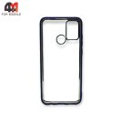 Чехол для Honor 9A силиконовый с синим ободком