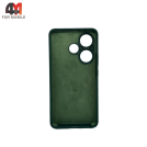 Чехол для Xiaomi Poco F6 5G Silicone Case, темно-зеленого цвета