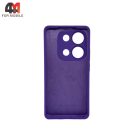 Чехол для Xiaomi Poco M6 Pro 4G/Redmi Note 13 Pro 4G Silicone Case, фиолетового цвета