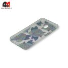 Чехол для Xiaomi Redmi 8A силиконовый, хамелеон, розы