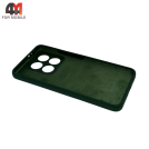 Чехол для Xiaomi Mi 14T Silicone Case, темно-зеленого цвета