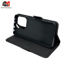 Чехол-книга для Xiaomi Redmi Note 13 4G черного цвета, Case