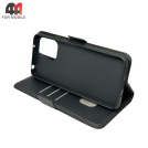 Чехол-книга для Xiaomi Redmi 12 4G шов, черного цвета, Case