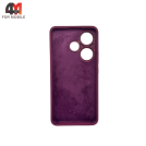 Чехол для Xiaomi Poco F6 5G Silicone Case, цвет марсала