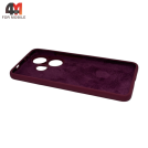 Чехол для Xiaomi Poco F6 5G Silicone Case, цвет марсала