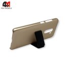 Чехол для Xiaomi Pocophone F1 пластиковый с подставкой, золотого цвета, Nillkin