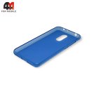 Чехол для Xiaomi Redmi 5 силиконовый, матовый, синего цвета, Experts