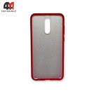 Чехол для Huawei Mate 10 Lite/Honor 9I/Nova 2I силиконовый с блестками, красного цвета