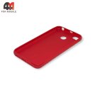 Чехол для Xiaomi Redmi 4X силиконовый, матовый, красного цвета, Cherry