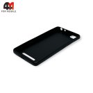 Чехол для Xiaomi Mi 4I/Mi 4C/Mi 4s силиконовый с логотипом, черного цвета