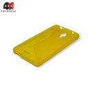 Чехол для Xiaomi Mi 4 силиконовый, желтого цвета, Experts
