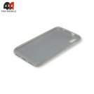 Чехол для Xiaomi Redmi 7A силиконовый с блестками, серебристого цвета