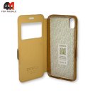 Чехол-книга для Xiaomi Redmi 7A золотого цвета, Experts