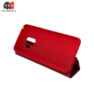 Чехол-книга для Samsung S9 красного цвета, HDD