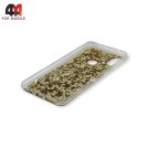 Чехол для Xiaomi Redmi Note 6/Note 6 Pro силиконовый, глиттер, золотого цвета