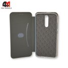 Чехол-книга для Xiaomi Redmi 8 бордового цвета