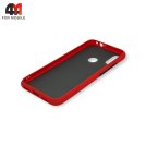 Чехол для Xiaomi Redmi Note 7/Note 7 Pro пластиковый с усиленной рамкой, красного цвета