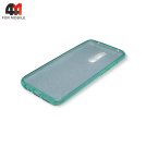 Чехол для Xiaomi Redmi 8 силиконовый с блестками, зеленого цвета