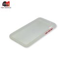 Чехол для Xiaomi Redmi 7A силиконовый, матовый с цветными кнопками, прозрачный