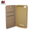 Чехол-книга для Xiaomi Mi 4I/Mi 4C/Mi 4s золотого цвета, New Case