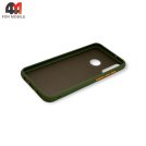 Чехол для Huawei P40 Lite E/Y7P/Honor 9C пластиковый с усиленной рамкой, зеленого цвета, Case
