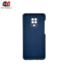 Чехол для Xiaomi Redmi Note 9S/Note 9 Pro/Note 9 Pro Max Silicone Case, темно-синего цвета