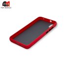 Чехол для Xiaomi Redmi 7A пластиковый с усиленной рамкой, красного цвета