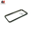 Чехол для Honor 9A силиконовый с зеленым ободком